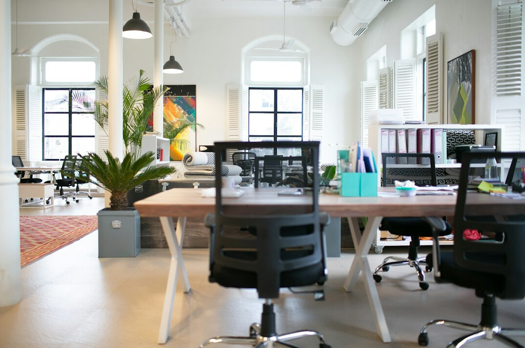 modern office workspace