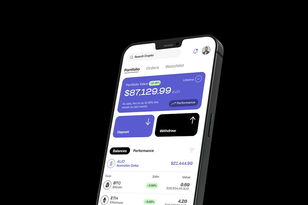 digital insurance app interface